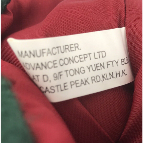 Advance Concept Ltd Christmas Stocking Burlap Green Red Felt Star Lined Country - Picture 6 of 6